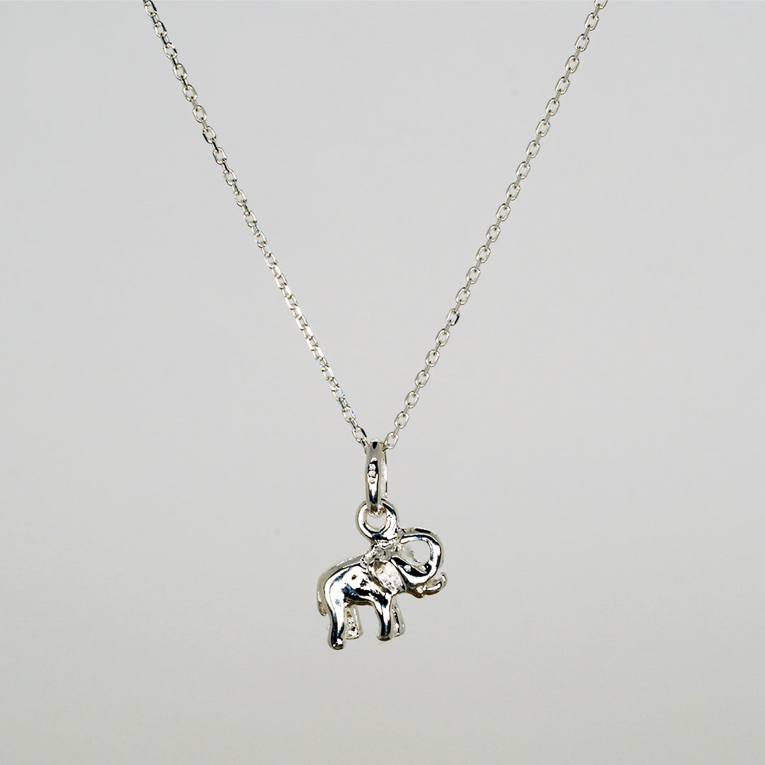 Elephant Necklace - Sterling Silver
