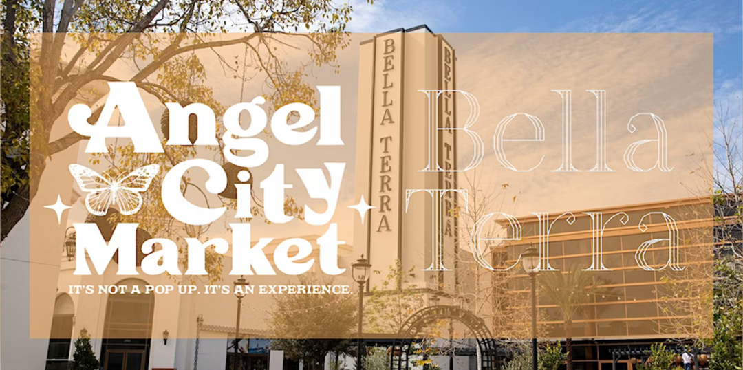 NEW EVENT: Angel City Market - Bella Terra Maker Market - Huntington Beach - April 16, 2023 1pm - 6pm