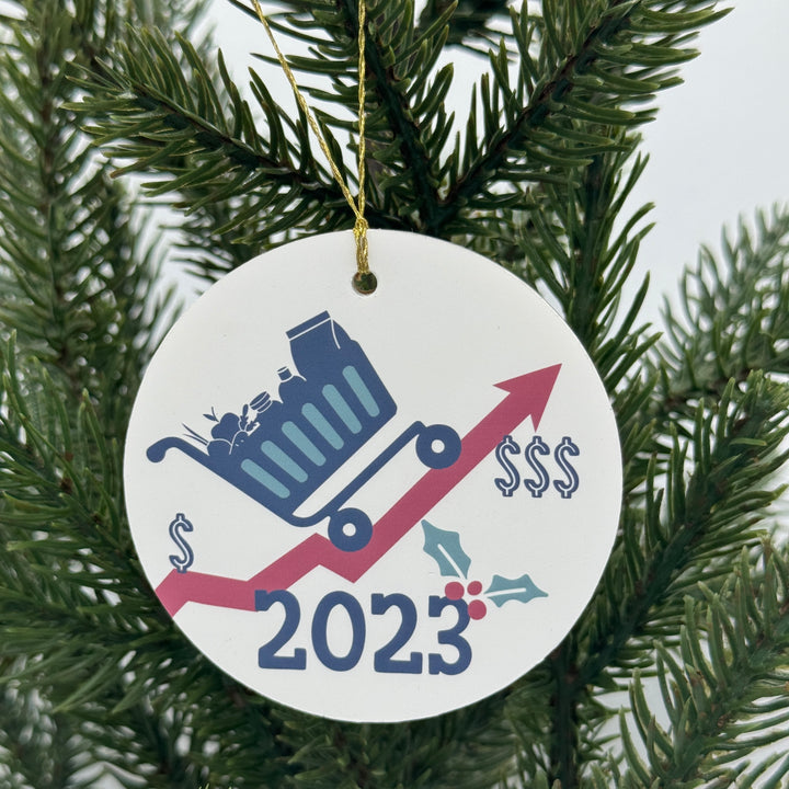 2023 Christmas Ornament - Inflation Theme