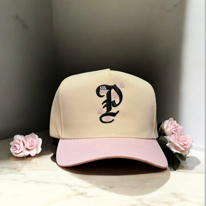 Old English P Rose Bloom - Hat