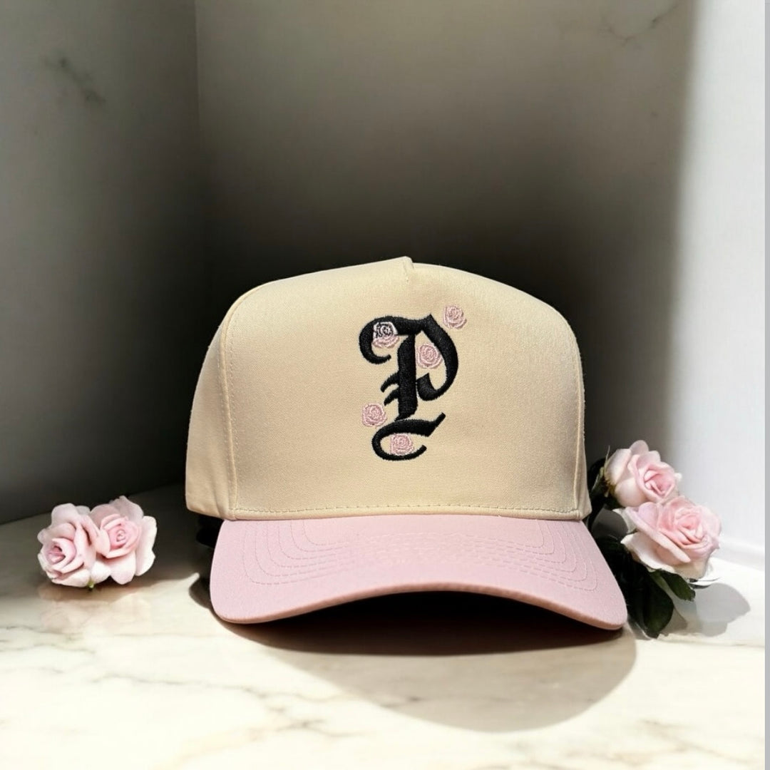 Old English P Rose Bloom - Hat