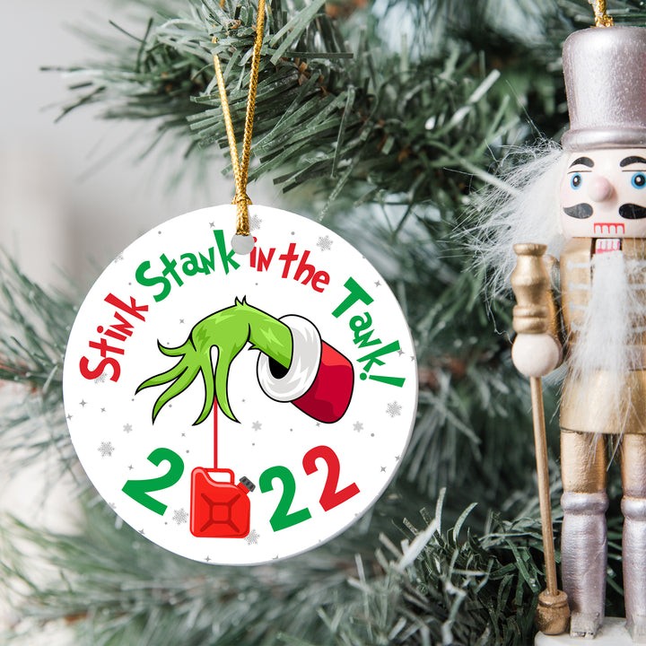 2022 Christmas Ornament - Stink Stank in the Tank