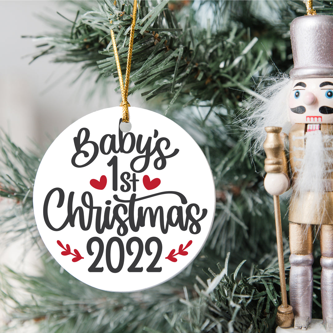 2022 Christmas Ornament - Baby's 1st Christmas