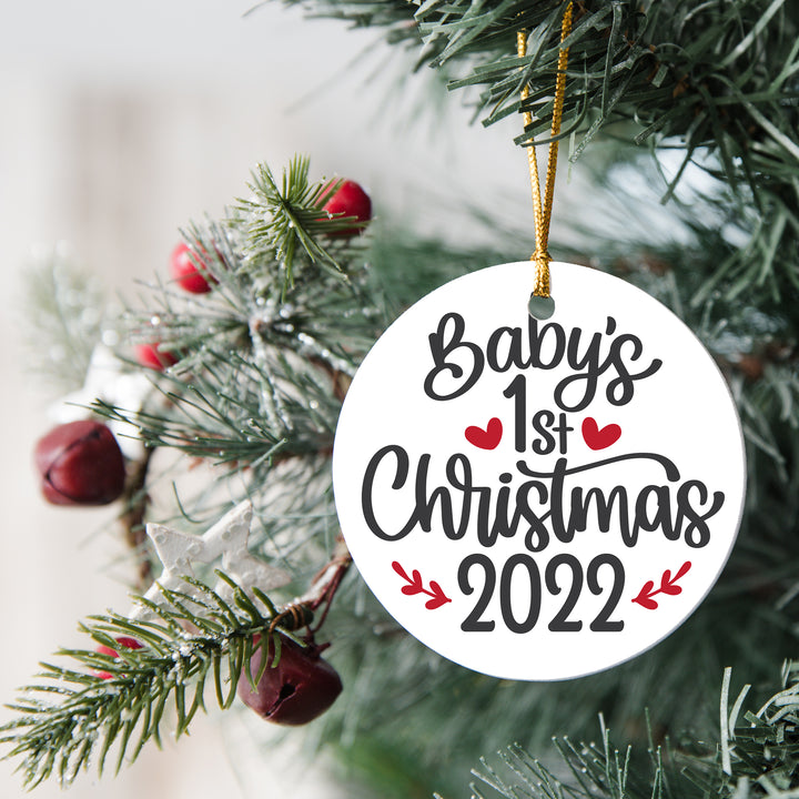 2022 Christmas Ornament - Baby's 1st Christmas