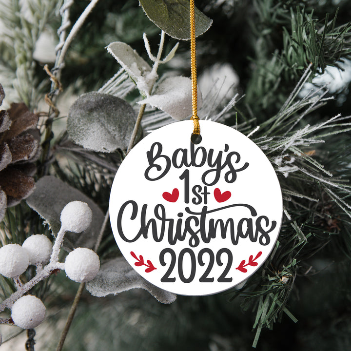 2022 Christmas Ornament - Baby's 1st Christmas