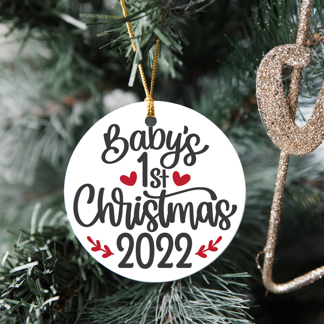 2022 Christmas Ornament - Baby's 1st Christmas