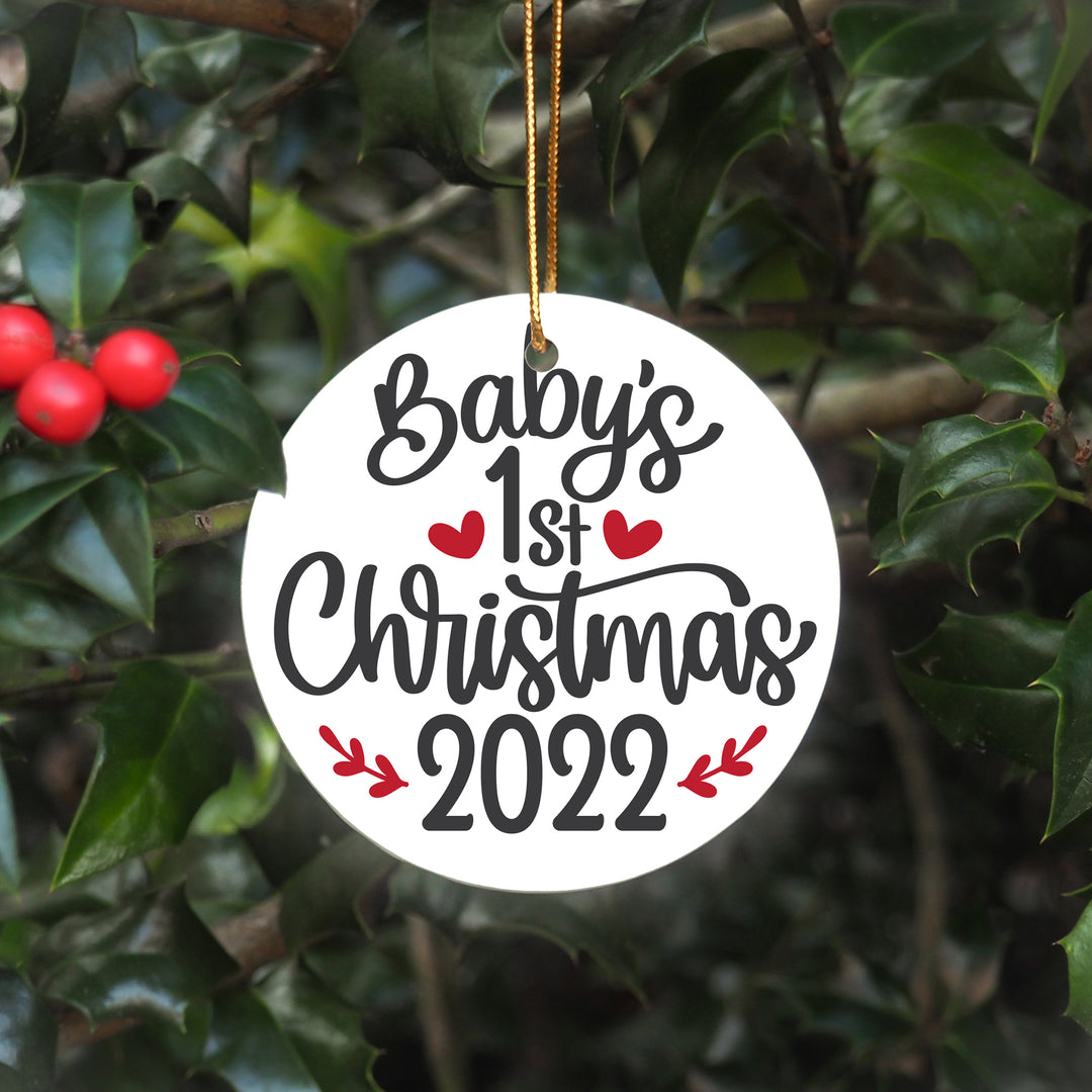 2022 Christmas Ornament - Baby's 1st Christmas