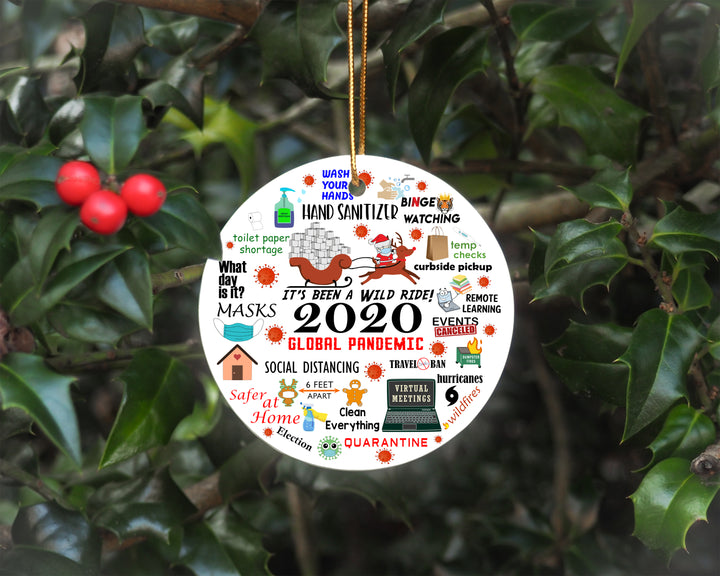 2020 Christmas Ornament - Collage of the Year / Summary