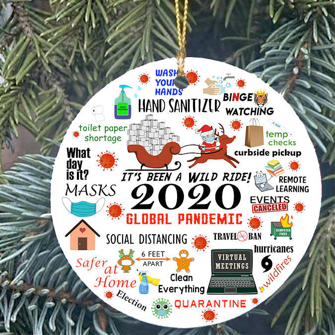 2020 Christmas Ornament - Collage of the Year / Summary