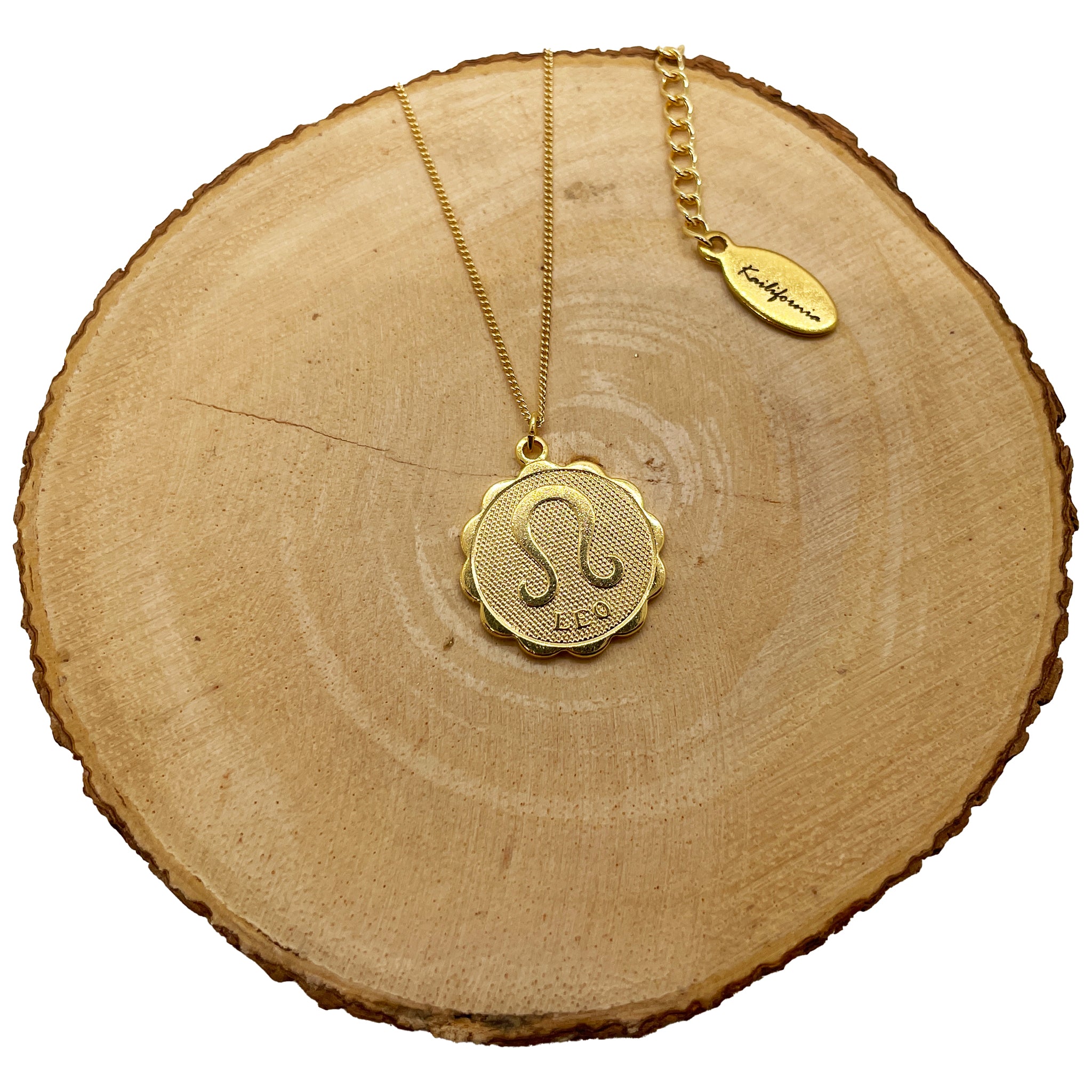 Zodiac Medallion Necklace Kailifornia