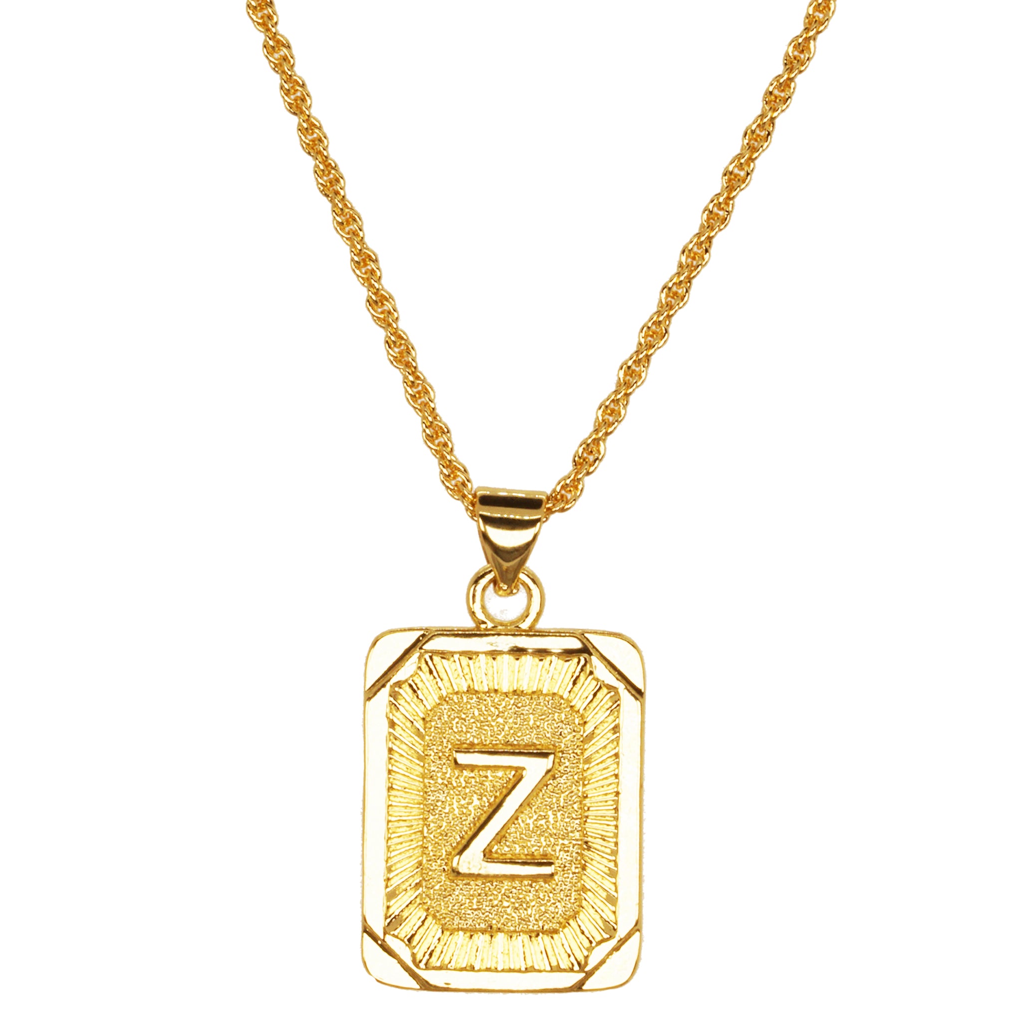 Initial card necklace store
