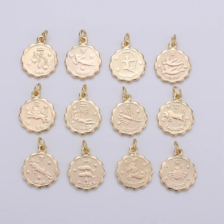 Small Zodiac Medallion Necklace